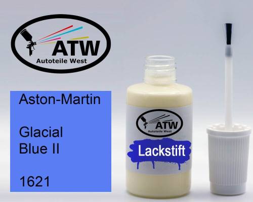 Aston-Martin, Glacial Blue II, 1621: 20ml Lackstift, von ATW Autoteile West.